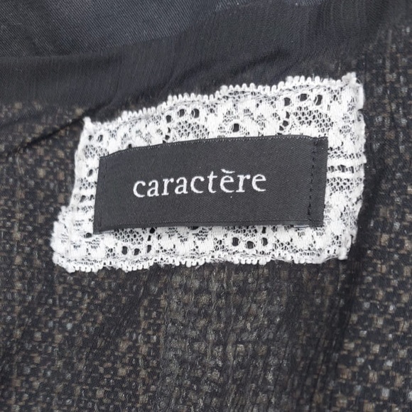 Caractère Tweed Suit Jacket Fringe - Picture 5 of 6